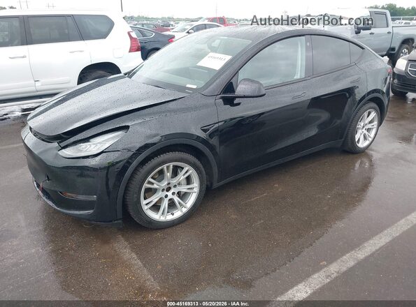 7SAYGDEEXNF356462 2022 TESLA MODEL Y Черный Передняя левая четверть