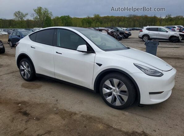 7SAYGDEEXPA149019 2023 TESLA MODEL Белый Передняя правая четверть