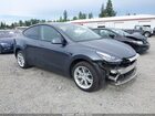 2023 Tesla Model Y Awd/long Range Dual Motor All-wheel Drive Gray vin: 7SAYGDEEXPA157041