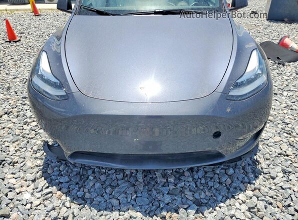 7SAYGDEEXPF619620 2023 TESLA MODEL Серый Вид задней части салона