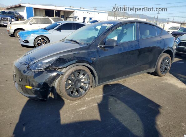 7SAYGDEEXPF624266 2023 TESLA MODEL Black Vista tres cuartos delantera izquierda