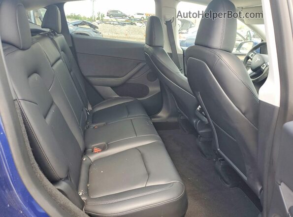 7SAYGDEEXPF703856 2023 TESLA MODEL Синий Вид задних сидений