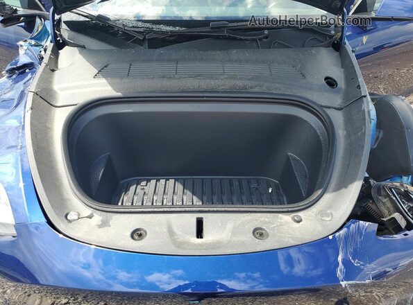 7SAYGDEEXPF703856 2023 TESLA MODEL Синий Вид задней части салона