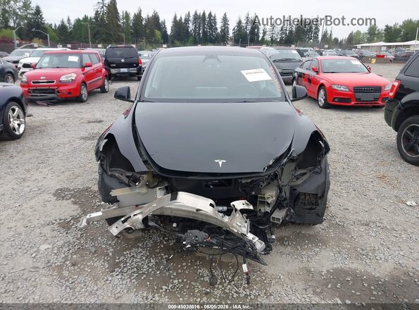 7SAYGDEEXPF967840 2023 TESLA MODEL Y Черный Вид задней части салона