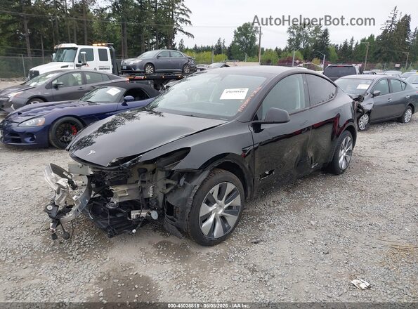 7SAYGDEEXPF967840 2023 TESLA MODEL Y Черный Передняя левая четверть