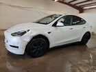 2024 Tesla Model Y Белый vin: 7SAYGDEEXRA307412 Damage: Left Front Fender, Dent(S) W/ Paint Dmg, 6 To 7 Inches