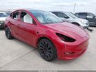 2022 Tesla Model Y Performance Dual Motor All-wheel Drive Красный vin: 7SAYGDEF0NF382352