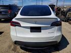 2022 Tesla Model Y White vin: 7SAYGDEF0NF397305