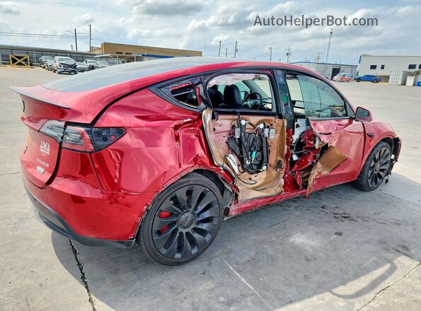7SAYGDEF0NF494472 2022 TESLA MODEL Red Tył prawy