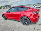 2022 Tesla Model Y Red vin: 7SAYGDEF0NF494472