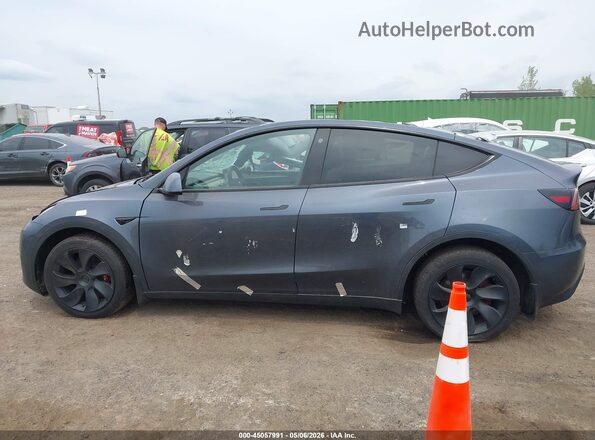 7SAYGDEF0PA048984 2023 TESLA MODEL Y Синий Вид задней части салона