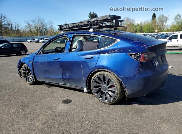 7SAYGDEF0PF705639 2023 TESLA MODEL Синий Задняя левая четверть