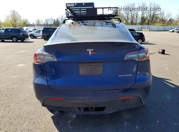 7SAYGDEF0PF705639 2023 TESLA MODEL Синий Вид сзади