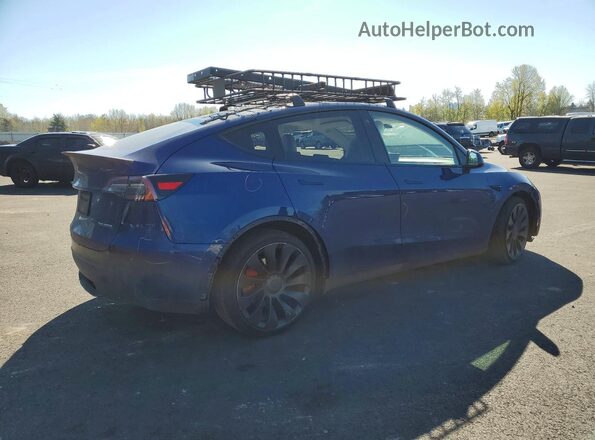7SAYGDEF0PF705639 2023 TESLA MODEL Синий Задняя правая четверть