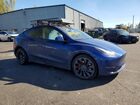 2023 Tesla Model Y Синий vin: 7SAYGDEF0PF705639