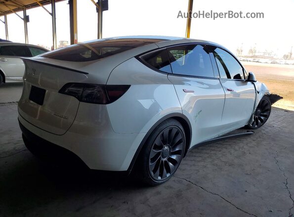 7SAYGDEF1NF494450 2022 TESLA MODEL White Rear right