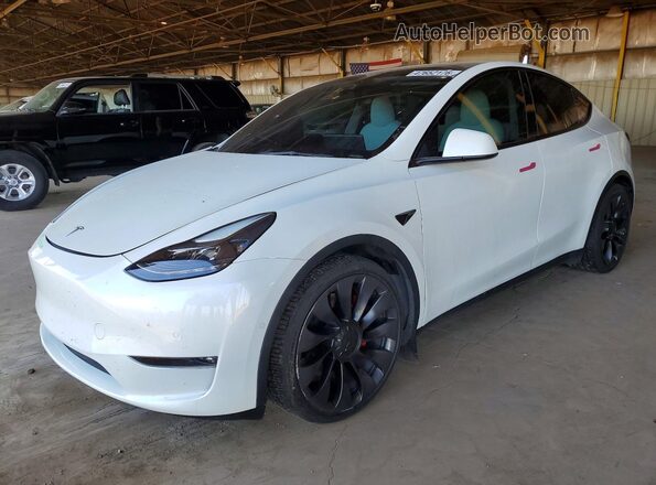 7SAYGDEF1NF494450 2022 TESLA MODEL White Front left