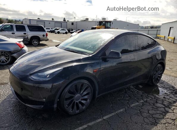 7SAYGDEF2NF326512 2022 TESLA MODEL Black Vista tres cuartos delantera izquierda