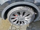 2022 Tesla Model Y Black vin: 7SAYGDEF2NF326512 Damage: Right Rear Wheel, Curb Rash, > 12 Inches