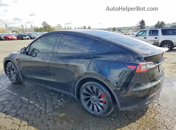 7SAYGDEF2NF326512 2022 TESLA MODEL Black Trasero izquierdo