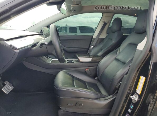 7SAYGDEF2NF326512 2022 TESLA MODEL Black Vista interior delantera