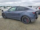 2022 Tesla Model Y Gray vin: 7SAYGDEF2NF404092