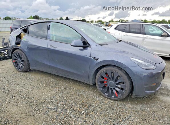 7SAYGDEF2NF404092 2022 TESLA MODEL Gray Delantero derecho