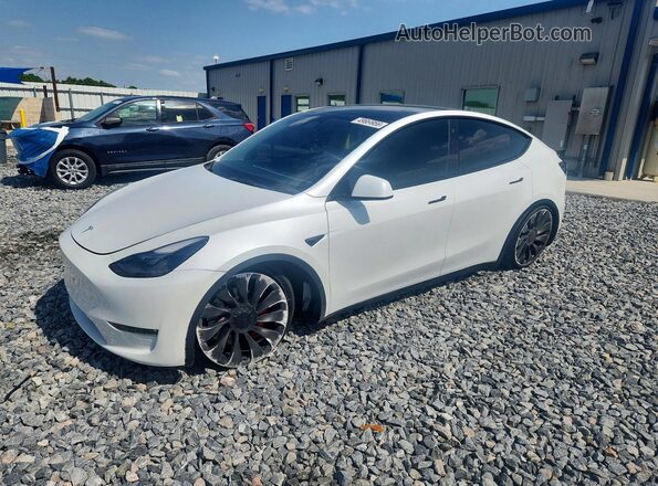 7SAYGDEF2NF452501 2022 TESLA MODEL White Front left