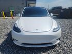 2022 Tesla Model Y White vin: 7SAYGDEF2NF452501