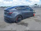 2022 Tesla Model Y Performance Dual Motor All-wheel Drive Gray vin: 7SAYGDEF2NF515693