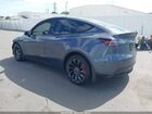 2022 Tesla Model Y Performance Dual Motor All-wheel Drive Gray vin: 7SAYGDEF2NF515693