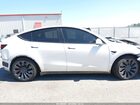 2022 Tesla Model Y Performance Dual Motor All-wheel Drive White vin: 7SAYGDEF2NF564568