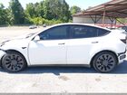 2022 Tesla Model Y Performance Dual Motor All-wheel Drive White vin: 7SAYGDEF2NF564568