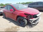 2024 Tesla Model Y Performance Dual Motor All-wheel Drive Бордовый vin: 7SAYGDEF2RA272180