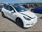 2022 Tesla Model Y Performance Dual Motor All-wheel Drive Белый vin: 7SAYGDEF3NF379669
