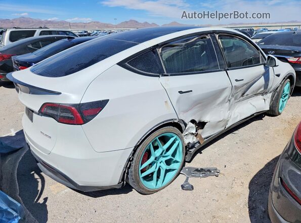 7SAYGDEF3NF407048 2022 TESLA MODEL Белый Задняя правая четверть