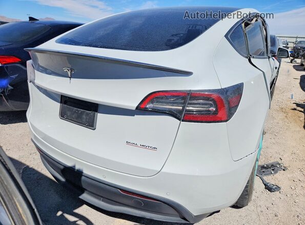 7SAYGDEF3NF407048 2022 TESLA MODEL Белый Вид сзади