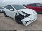2023 Tesla Model Y Performance Dual Motor All-wheel Drive White vin: 7SAYGDEF3PF695026