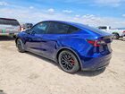 2023 Tesla Model Y Blue vin: 7SAYGDEF3PF714755