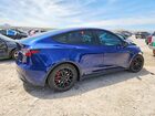 2023 Tesla Model Y Blue vin: 7SAYGDEF3PF714755