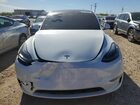 2024 Tesla Model Y White vin: 7SAYGDEF3RF027908