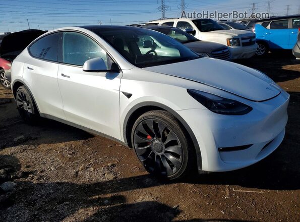 7SAYGDEF4NF464021 2022 TESLA MODEL Белый Передняя правая четверть