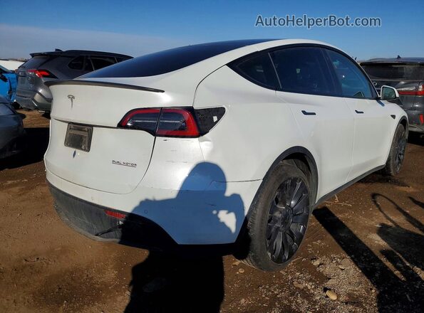 7SAYGDEF4NF464021 2022 TESLA MODEL Белый Задняя правая четверть