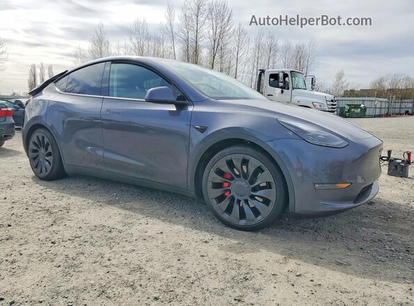 7SAYGDEF4NF559713 2022 TESLA MODEL Gray Front right
