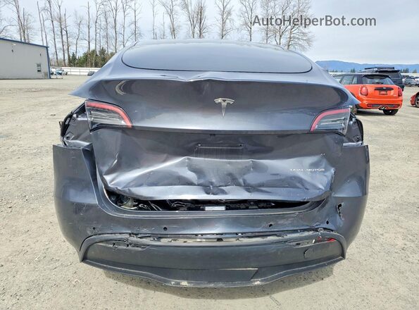 7SAYGDEF4NF559713 2022 TESLA MODEL Gray Rear view