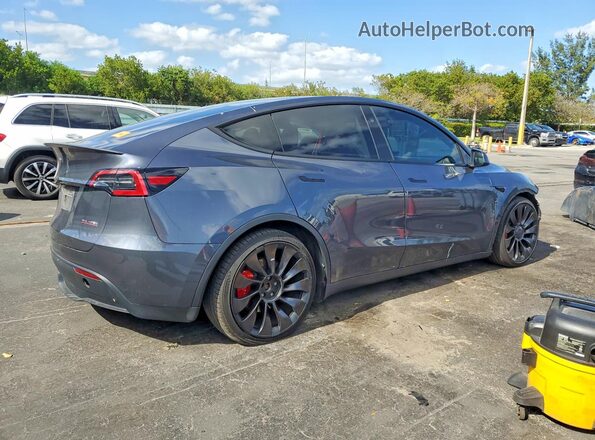 7SAYGDEF4PF911501 2023 TESLA MODEL Gray Rear right