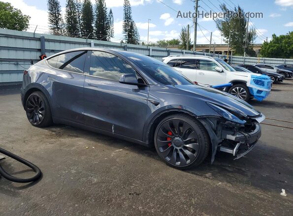 7SAYGDEF4PF911501 2023 TESLA MODEL Gray Front right