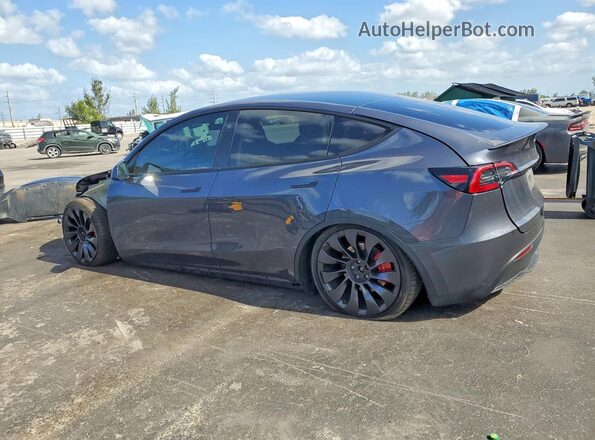 7SAYGDEF4PF911501 2023 TESLA MODEL Gray Rear left
