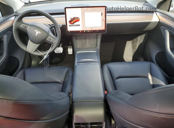 7SAYGDEF4PF911501 2023 TESLA MODEL Gray Dashboard view