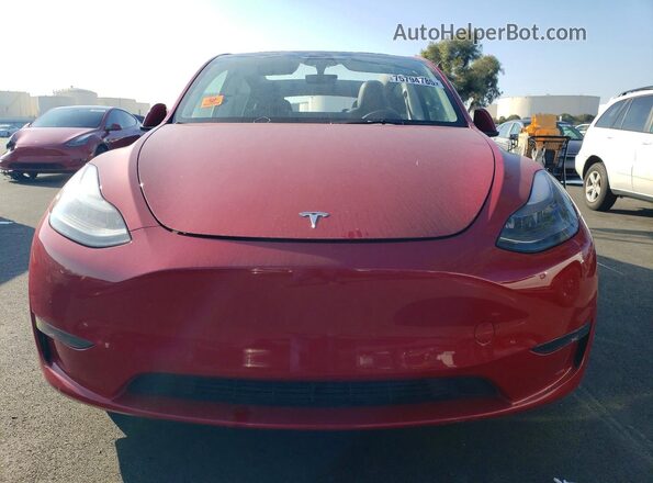 7SAYGDEF5NF486819 2022 TESLA MODEL Red Front view